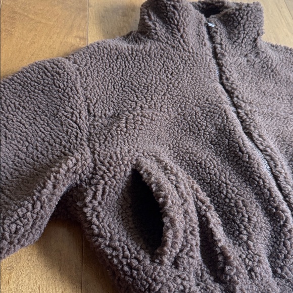 OAK + FORT Teddy Jacket - Coffee Liqueur XS - Picture 7 of 11